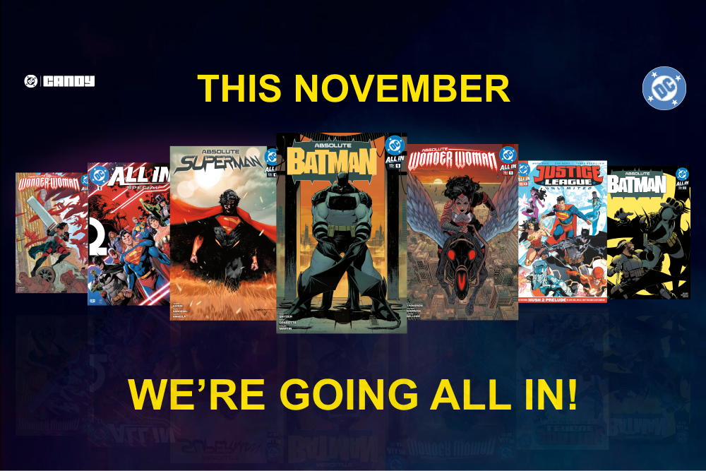 Check out November’s Game-Changing DC3s, Artwork by Fico Ossio, and Exclusive Rewards